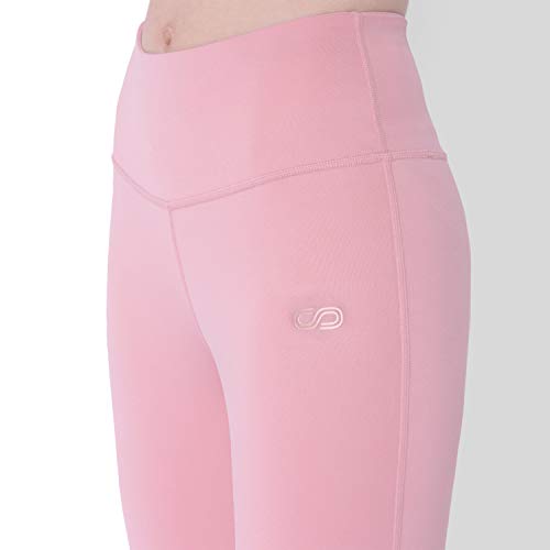 Image of Silvertraq Women's Slim Fit Polyester Blend Leggings (W101$P Light Pink XS)