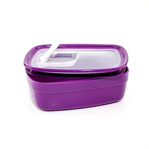 Lantelme Set di Due contenitori in plastica con