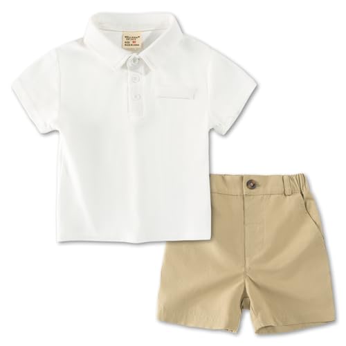 Polo t-shirt avec short 2 pièces Volunboy en maille légère et douce