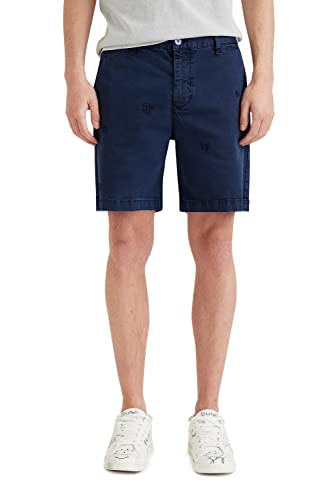 Desigual Pant_SEUL, 5000, Calzoncillos de los Hombres, Blue, 38