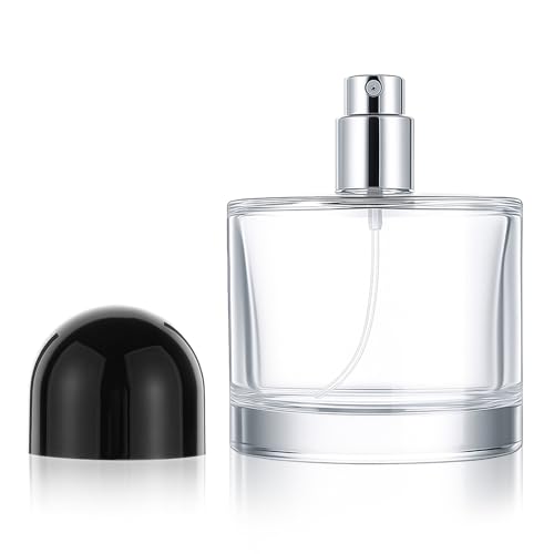 100ML/3.4OZ Refillable Cosmetic Spray Bottle Empty Glass Perfume Spray Bottles Clear Oil Perfume Container Travel Atomizer for Travel Makeup Party Tool