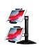 Dual Tablet Mount - CTA Quick-Connect Dual Tablet Mount with Height-Adjustable Arms for iPad Air 1-4, and Tablets up to 10? in Length (PAD-QC2M)