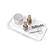 Umbra 1005786-165 Droplet Tray Jewelry Display/Holder, Bathroom Accessory/Amenity Holder – Clear Acrylic, Looks Like Glass,25 x 15 x 2 cm