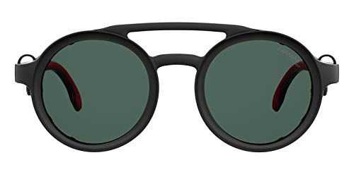 Carrera unisex adult Carrera 5046/S Sunglasses, Black/Green, 49mm 24mm US2