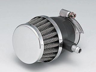 Amazon キジマ パワーフィルター ブローバイガス循環対応 グレー バイク用エアクリーナー フィルター 車 バイク