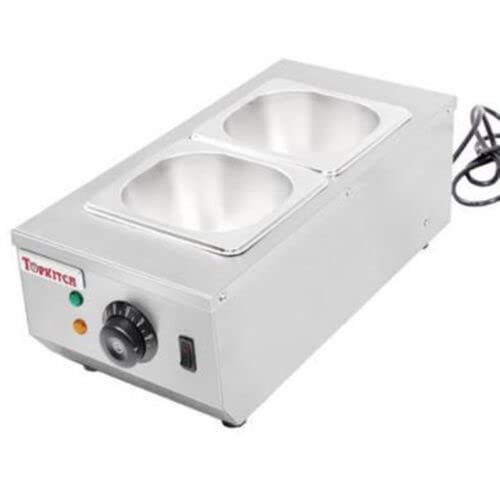 2-Tanks Chocolate Melter Melting Machine Electric Water Heating 220V