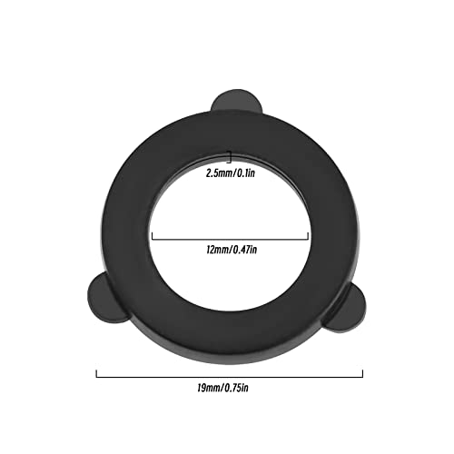 VGOL 50PCS Garden Hose Washers Rubber Gaskets Seals Replacement Tap Sealing Rings for All Standard 1/2 Inch Garden Hose Fittings Black - Image 4