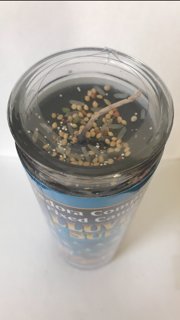 Lluvia de Suerte 7-Day Glass Candle, Purple, Modern, Luck/Fortune