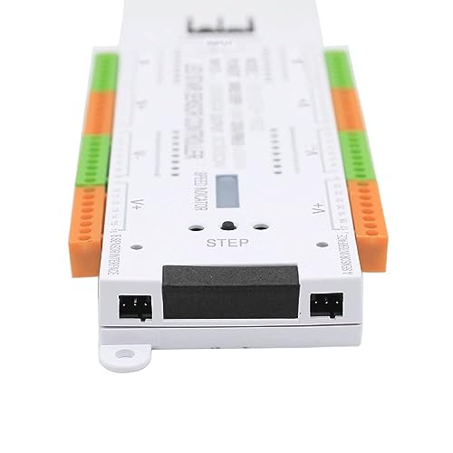 Auslese 32CH LED Staircase Motion Sensor Controller for Strip Lighting Adjustable Upto 32 Steps Lighting Controller Cable Length 5M Material Plastic Color White (32CH Stair Controller)