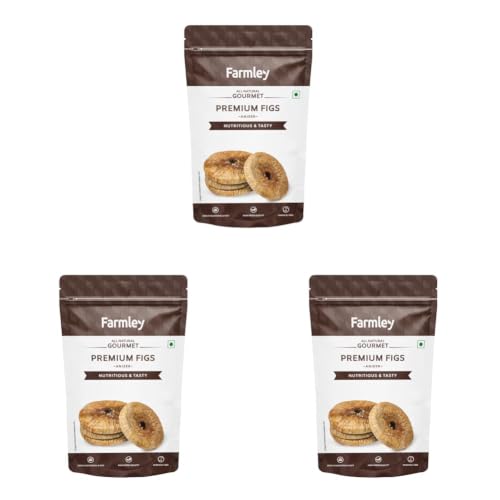 Image of Farmley Anjeer /Figs 250g | Afghani Anjeer I Low in Fat | Healthy Snack I Rich Source of Vitamins Dietary Fiber (Pack of 3)