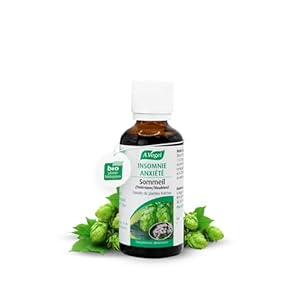 A.VOGEL – Complément alimentaire – Améliore la qualité du sommeil – Extrait de valériane et de houblon frais – Naturel et biologique – Anti-stress, Relaxation & Sommeil – Effet calmant – 50 ml