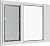 Liberty Pet Door Insert for Vinyl Sash Windows | Durable Vinyl Frame with Closing Cover | Energy Efficient Safety Glass | White, Large Flap, 27.5" - 29" Width