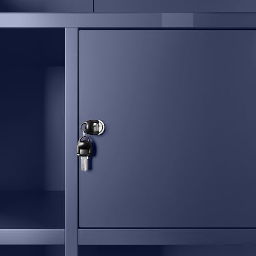 Image of Interio by Godrej Luminex NX 2-Door Steel Almirah with Mirror (Textured Phiroja Blue), 1-Year Warranty, 1 Locker, 5 Shelves