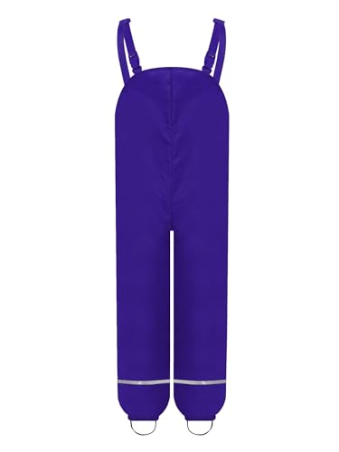 Boys Girls Waterproof Overalls Outdoor Wear Rain-proof Pants Adjustable Straps for Pool Beach Camping Playwear2