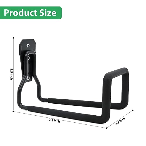 Image of TiKeTaoKe Garden Hose Holder, Heavy Duty Hose Hanger, Wall Mounted Water Hose Holder for Outdoor /Indoor Use in Yard, Metal Durable Hose Hooks, Ideal for Water Hose Storage