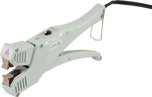 AIE AIE-772 Direct Heat Portable Handheld Clamshell Sealer; 14.5W; 10 mm Max Seal Length; 5 mm Seal Width; Up to 100 mm Max Material Thickness; High and Low-Temperature Control Switch; Power Light