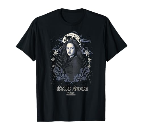 Twilight Bella Swan Moon and Stars Illustration Quote T-Shirt