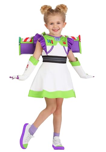 Disfraz Buzz Lightyear niña Toy Story con guantes y alas