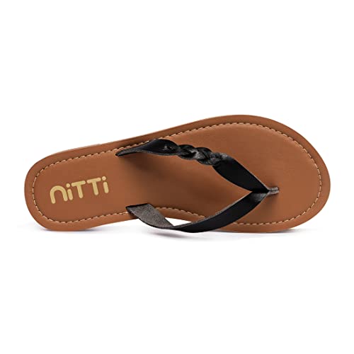 Nitti Women'S T-Strap Thong Flat Flip Flops thumb #3