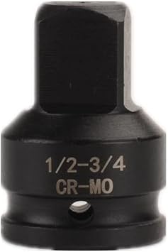 FLZOSPER 1/2 Inch DriveF3/4 InchM Impact Adapter and Reducer,Female to Male,CR-Mo, SAE, for Sockets and Drive Tools