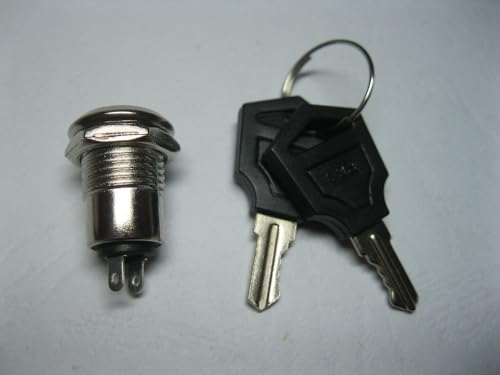 Key Switch ON/OFF Lock Switch KS8 24x11.3mm Plastic Handle 2 pcs per lot