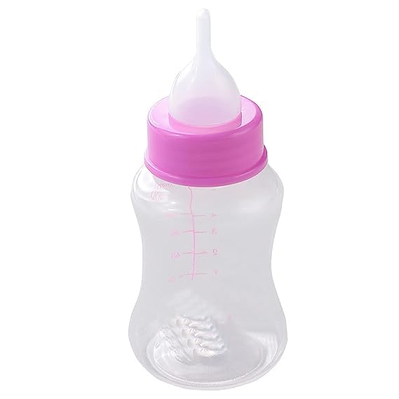 SPYNET Pet Feeding Bottle - Squeeze Liquid Feed Bottle for Puppies, Kittens, Rabbits & Other Newborns (60 ML, Blue)
