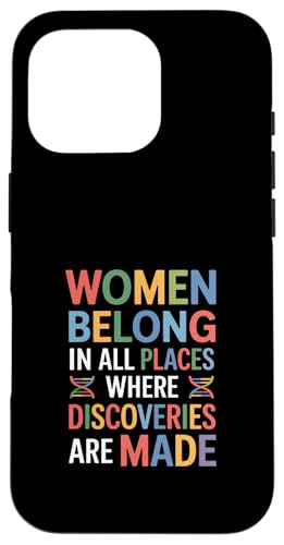 Women Belong Discoveries Being Made Funny �i�� �X�}�z�P�[�X iPhone 16 Pro �p