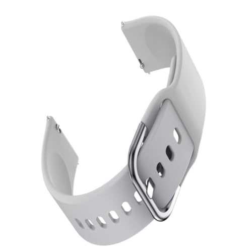 Image of YODI New Edition Soft Silicone Classic Strap Band For Redmi Watch 5 Lite Only [ Not for Any Other Models] (COLOR BUCKLE-GREY)