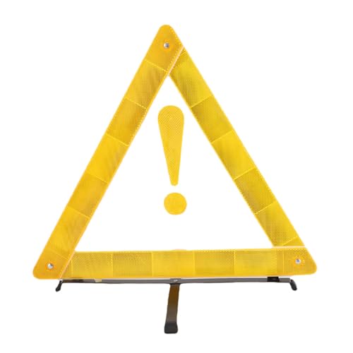 Señal triangular reflectante plegable para seguridad vial miniatura 1