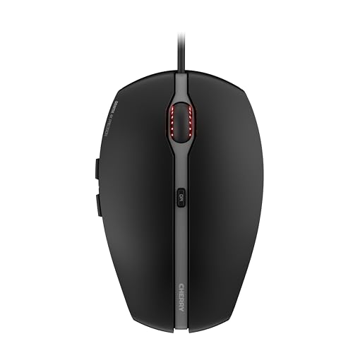 Cherry GENTIX 4K mice USB Optical 3600 DPI Ambidextrous, Black