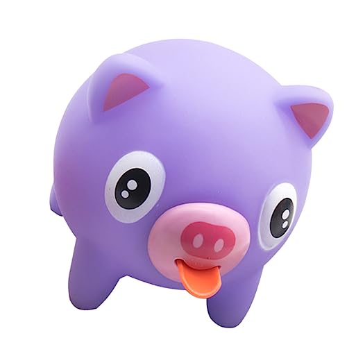 TOVINANNA Jouet Sensoriel Animal à Presser pour Garçon et Fille Soulage Le Stress et L'Anxiété Développe L'Imagination Émet Un Son en la Langue Adapté aux Garçon et Filles