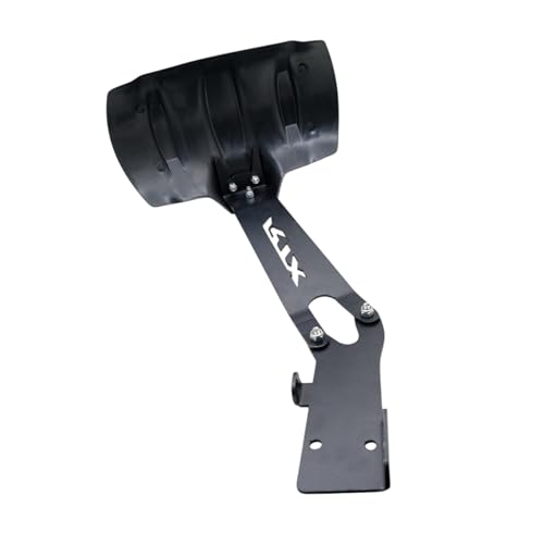 Image of Apache RTX 300 Rear Mudguard,Heavy Duty Rust-Resistant Black Matt Finish Splash Guard with Reflector | Mud Flap| Tyre Hugger with Branded Design Compatible For TVS Apache RTX 300