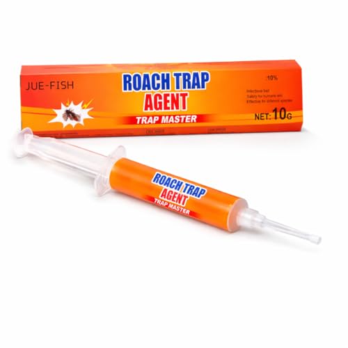 VELOSTRO Indoor & Outdoor Roach Traps Natural Cockroach Repellent Non-Toxic Roach Control Station Effective for Small & Large Roaches Long-Lasting Pest Control Chamomile Scent Safe Home Protecti