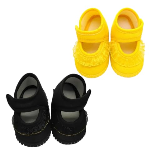 Ninifeet Baby Unisex Shoes Pack of 2, Yellow and Black-image-20