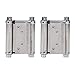 Stainless Steel Hinge, 2Pcs Small Hinges for Wooden Box, Double Action Spring Hinge for Wooden Boxes Lid Jewelry Box Crafts, Hinges Heavy Duty Hinges Outdoor