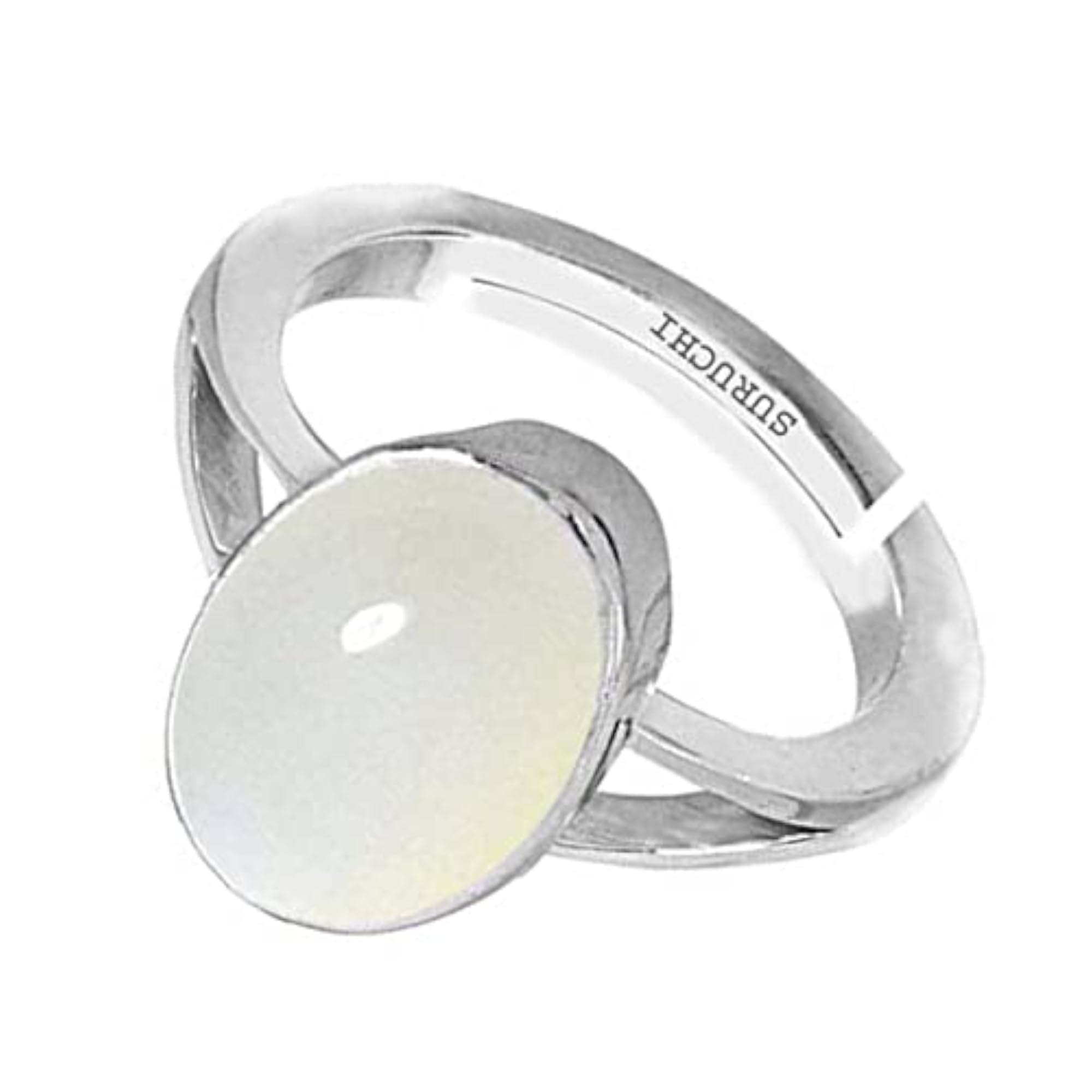 Moonstone 10.25 Ratti Natural Gemstone Sterling Silver Adjustable Ring