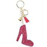 ✨⭐---el llavero es liviano y fácil de colocar en su bolso o llaves, lo que lo convierte en un accesorio conveniente para tener a mano. Adornado con diamantes de imitación, el llavero del coche es exquisito, aporta a tus artículos un aspecto diferente y único.