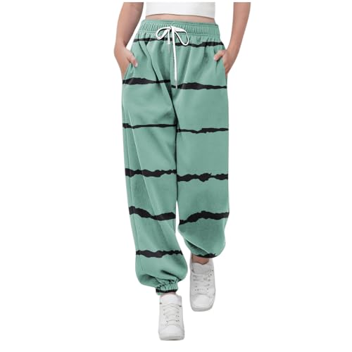 Sweatpant for Girls 2025 Casual Drawstring Elastic High Waisted Comfy Pants Trendy Gradient Girls Jogger Pants