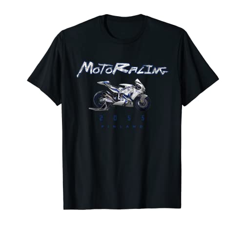 Moto Racing Finlândia Super Bike Moto GP Austin Texas t-shirt 16/25, Preto
