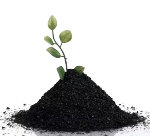 Image of Organica Agro farm Humic Powder (Potassium Humate 98%) for Plants - Soil Conditioner for Garden & Agriculture (250gm)