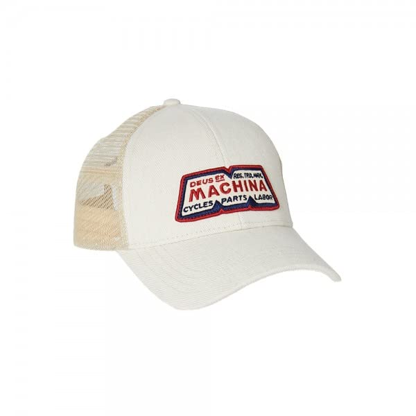 Deus Ex Machina Union Trucker Cap - Dirty White, White