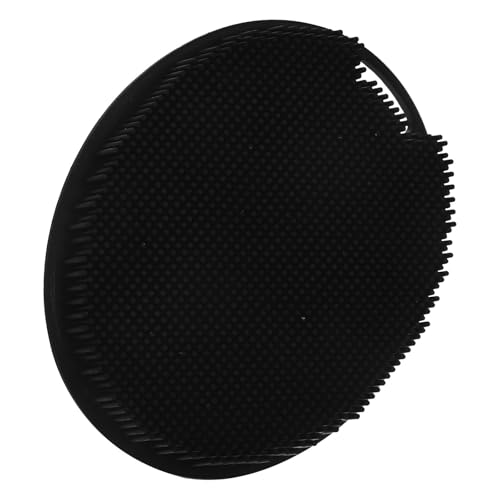 ELAYARD Cepillo de Limpieza de Silicona Negro Suave para Puntos Negros Pequeño y Portátil Adecuado para Limpieza Profunda y Cuidado Diario Piel