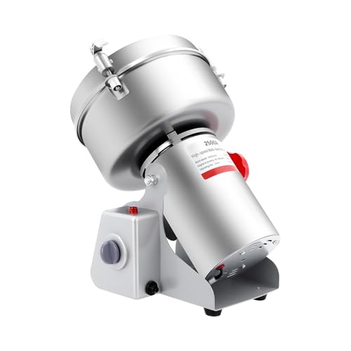 4500W 2500g Electric Commercial Spice Grain Mill Grinder, 32000rpm 5.51lbs Large Capacity, Stainless Steel Powder Machine Dry Food for Grains, Spices, Herbs, Coffee