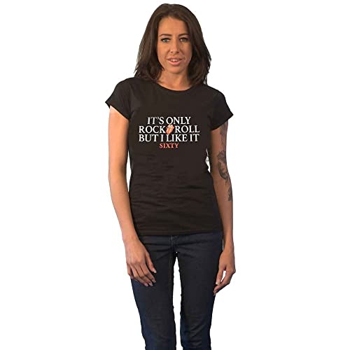 T-shirt The Rolling Stones Sixty rock n roll skinny fit pour femme