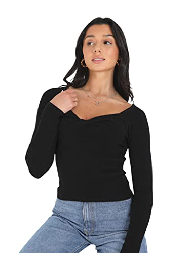 Top Brave Soul Lk-36munroe noir en taille M idéal pour vos sorties citadines