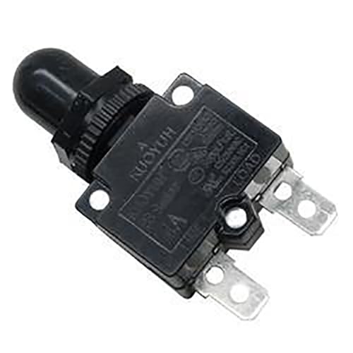Image of ZCZQC 8PCS Silicone Miniature Overcurrent 88 98 Series Dust Cap Circuit Breaker Waterproof Dirt Resistant Dust Cover Flat Cap ID M11 Black