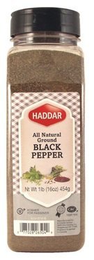 Haddar Ground Black Pepper 1.23 Oz. Pack Of 3.