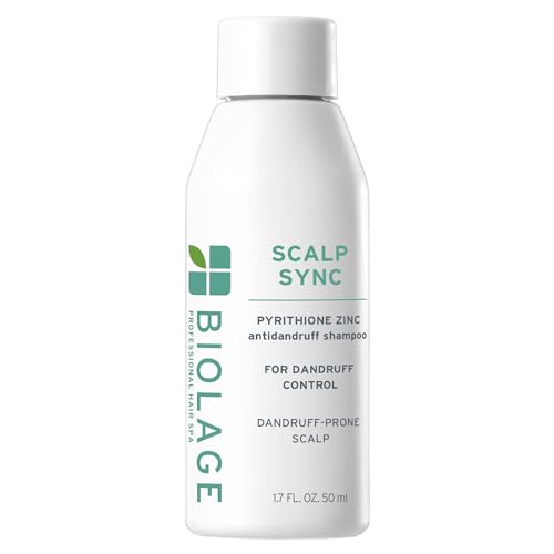 Biolage Scalp Sync Anti-Dandruff Shampoo - Controls Itchy Scalp, Deeply Cleanses Hair, Moisturizing Dandruff Treatment, With Zinc Pyrithione, Vegan & Cruelty-Free, 1.7 FL Oz