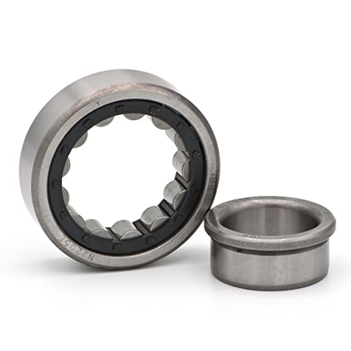 Parts and Parts Cuscinetti a rulli cilindrici NJ205 25x52x15, DIN 5412 ISO 616, ad alta precisione, basso rumore, cuscinetti ad alte prestazioni per applicazioni automobilistiche, ingegneria meccanica