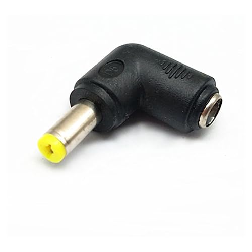 Adaptador Conector de Alimentación DC 5.5x1.7mm Ángulo 90° miniatura 1